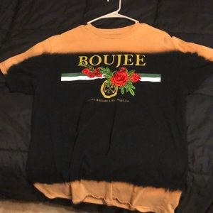 Orange and black civil regime t shirt